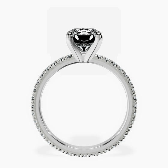 Claire Full Eternity Lab Diamond Ring top view