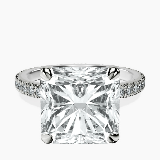 Claire Full Eternity Lab Diamond Ring front view