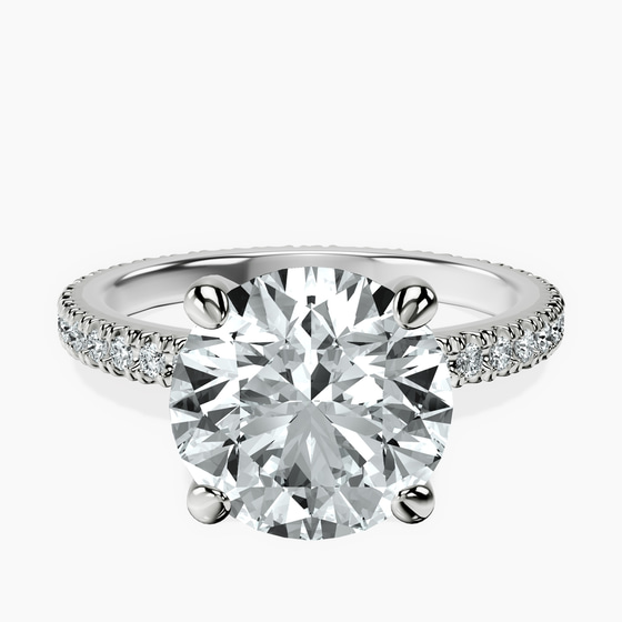 Claire Full Eternity Lab Diamond Ring front view