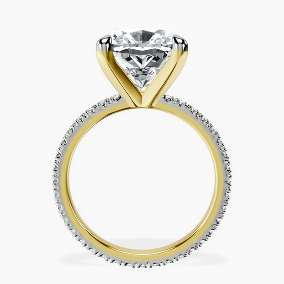 Claire Full Eternity Lab Diamond Ring left view