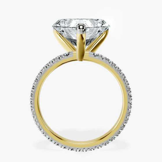 Claire Full Eternity Lab Diamond Ring left view