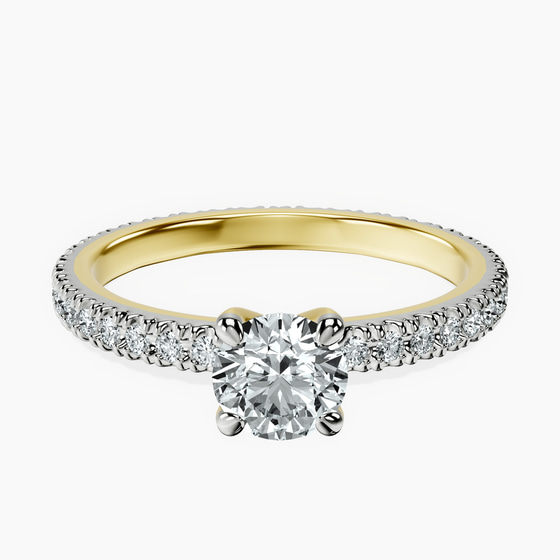 Claire Full Eternity Lab Diamond Ring front view