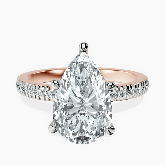 Emily Eternity Lab Diamond Ring front view