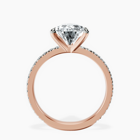 Emily Eternity Lab Diamond Ring left view