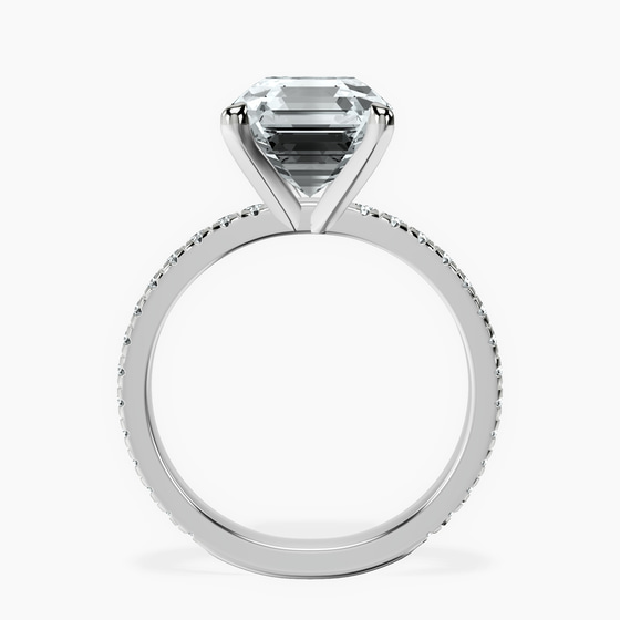 Emily Eternity Lab Diamond Ring left view