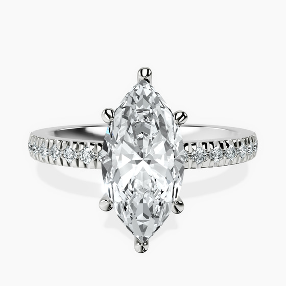 Emily Eternity Lab Diamond Ring front view