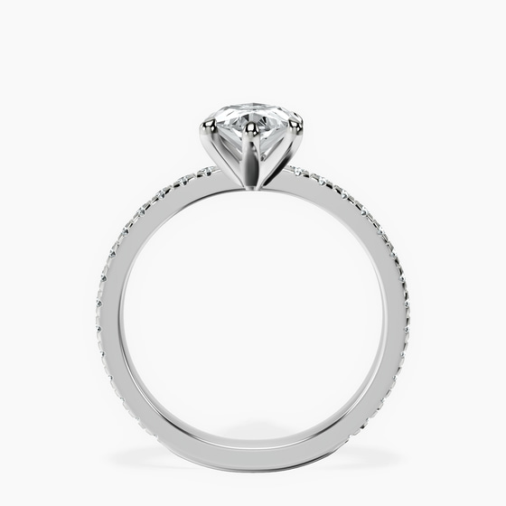 Emily Eternity Lab Diamond Ring left view