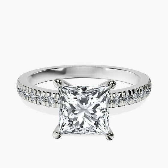 Emily Eternity Lab Diamond Ring front view