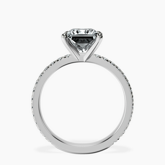 Emily Eternity Lab Diamond Ring left view