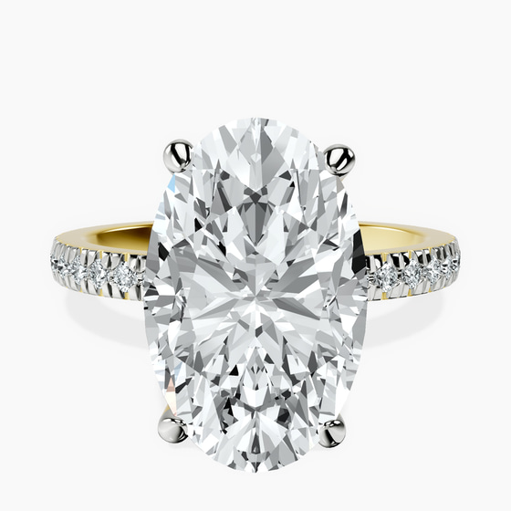 Emily Eternity Lab Diamond Ring front view