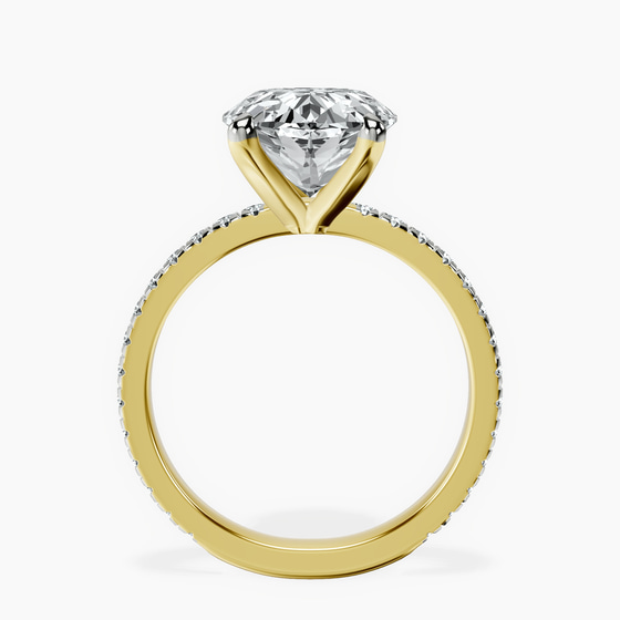 Emily Eternity Lab Diamond Ring left view