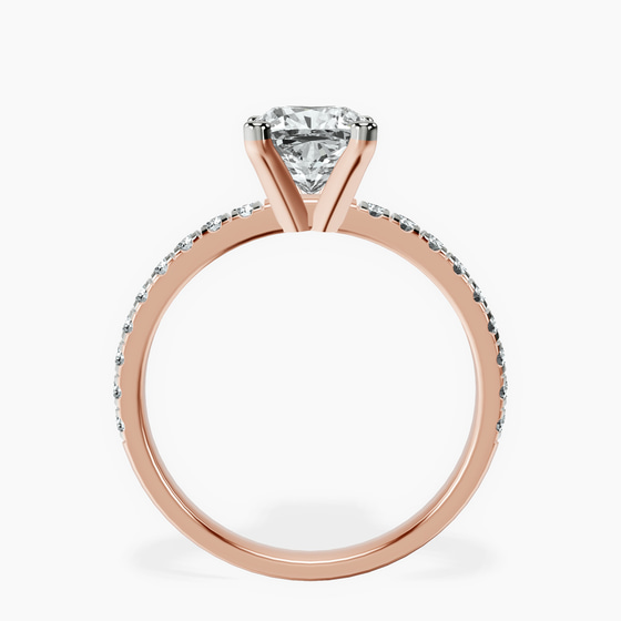 Venetia Half Eternity Lab Diamond Ring left view