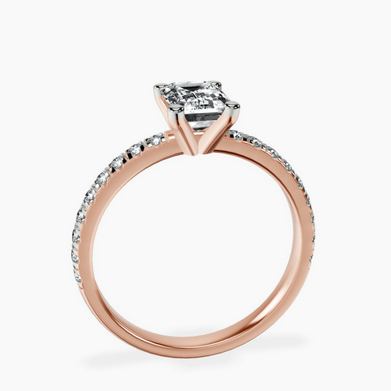 Venetia Half Eternity Lab Diamond Ring left view