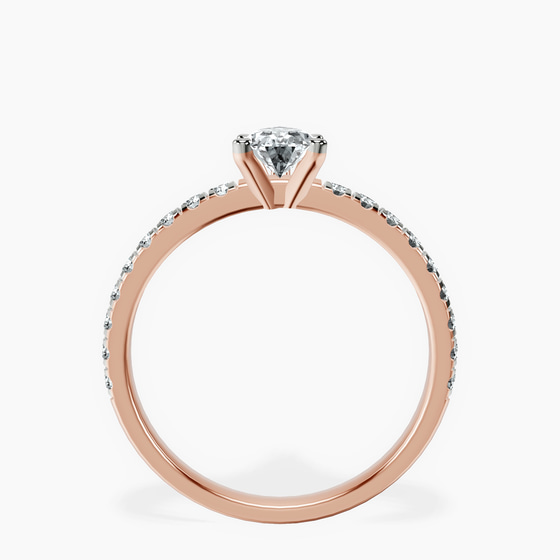 Venetia Half Eternity Lab Diamond Ring left view