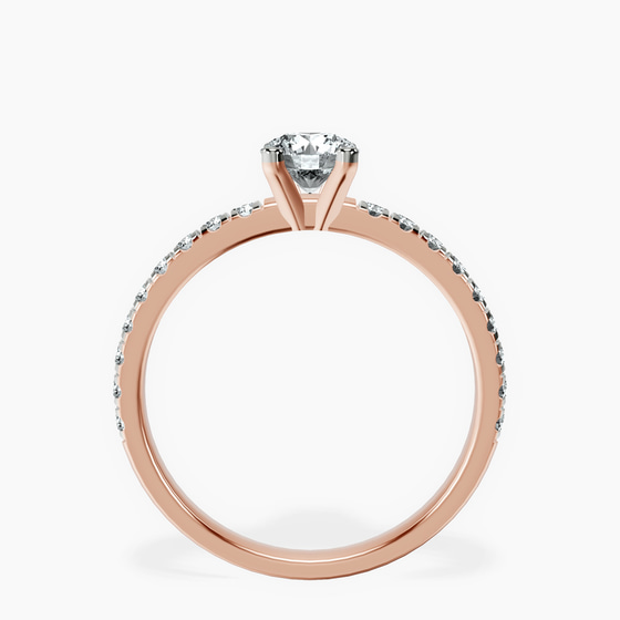 Venetia Half Eternity Lab Diamond Ring left view