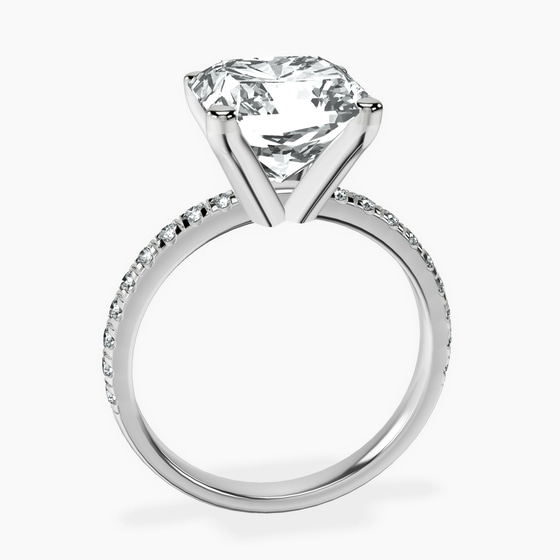 Venetia Half Eternity Lab Diamond Ring left view