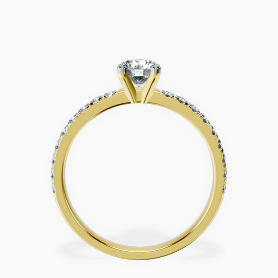 Venetia Half Eternity Lab Diamond Ring left view