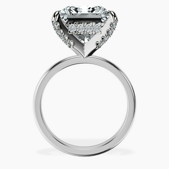 Lyla Hidden Accents Solitaire Lab Diamond Ring left view