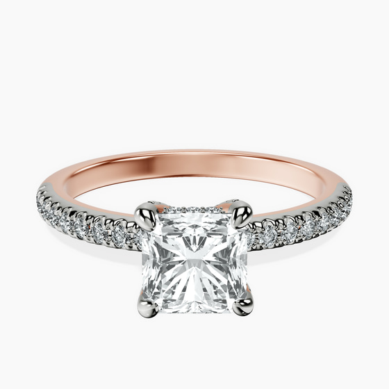 Serena Eternity Lab Diamond Ring front view