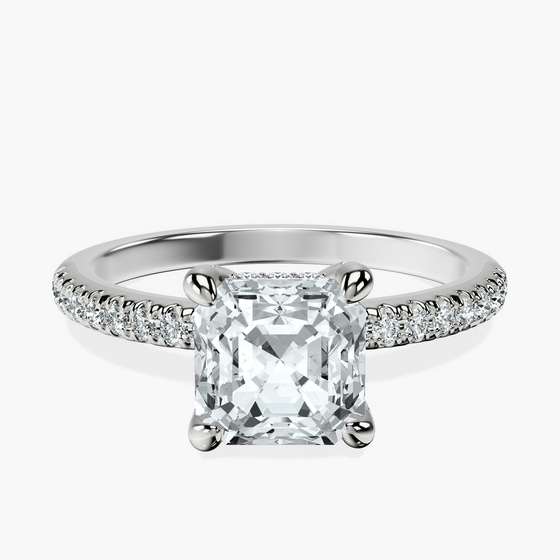 Serena Eternity Lab Diamond Ring front view