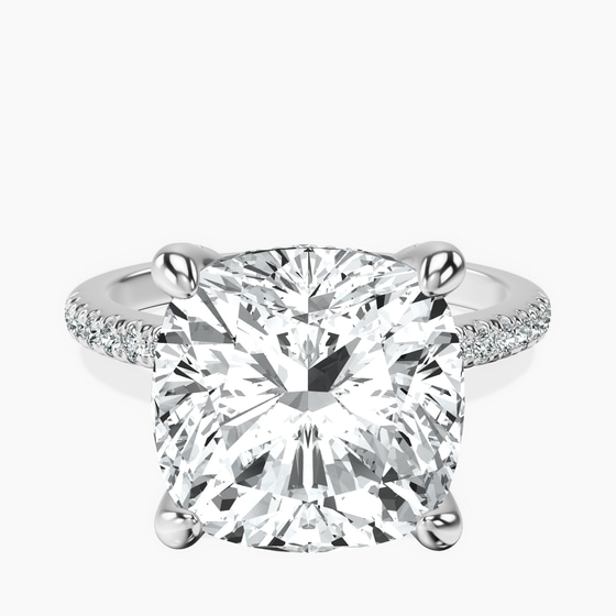 Serena Eternity Lab Diamond Ring front view