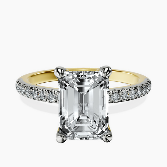 Serena Eternity Lab Diamond Ring front view