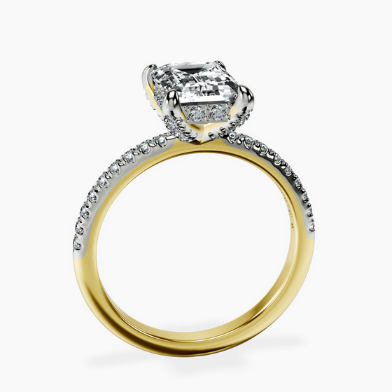 Serena Eternity Lab Diamond Ring left view