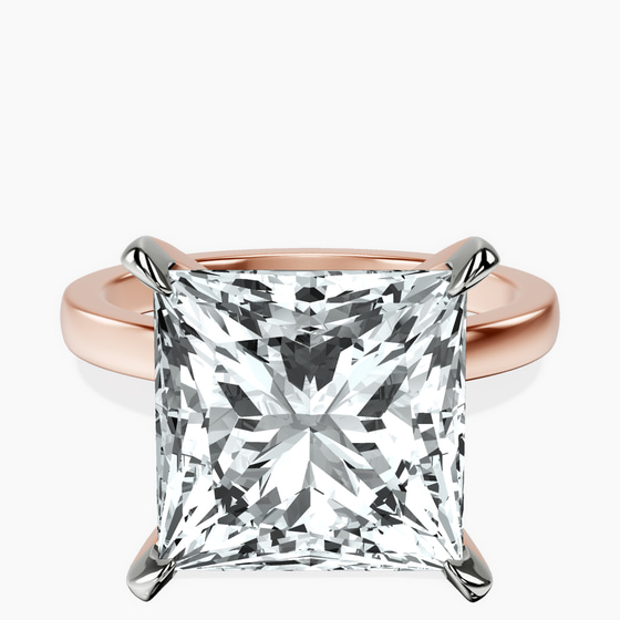 Mystic Secret Halo Lab Diamond Ring front view