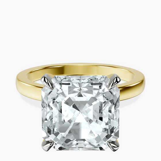 Mystic Secret Halo Lab Diamond Ring front view