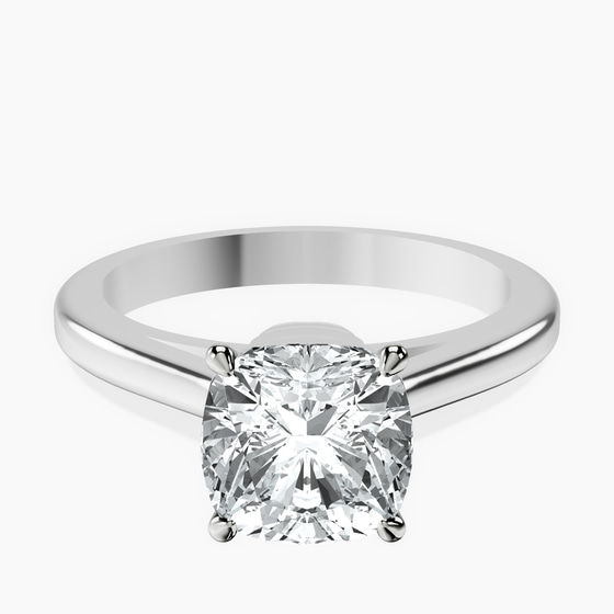 Siran Secret Halo Lab Diamond Ring front view