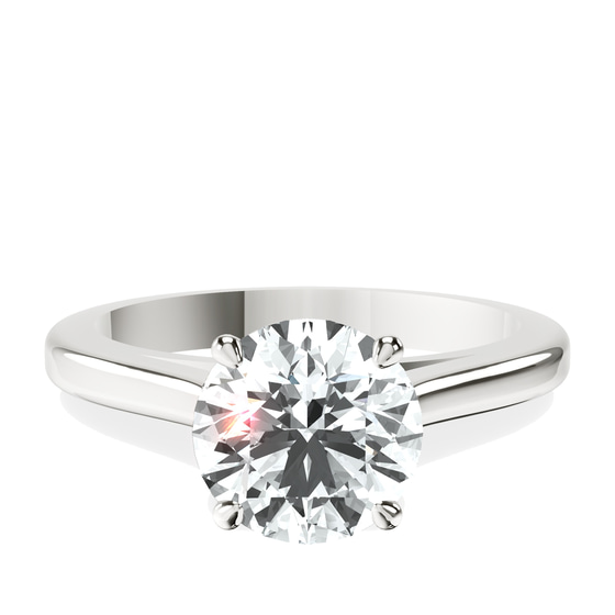 Siran Secret Halo Lab Diamond Ring front view