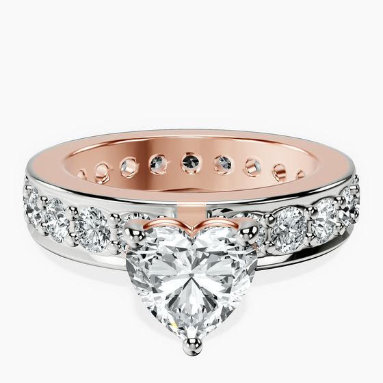 Madeline Full Eternity Lab Diamond Ring front view