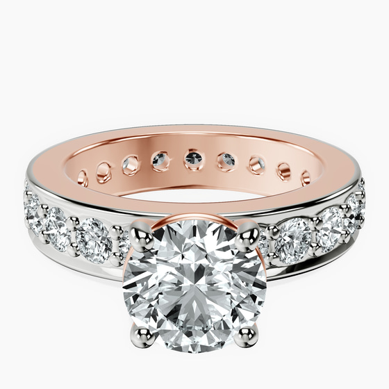 Madeline Full Eternity Lab Diamond Ring front view