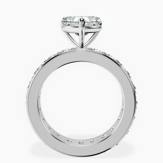 Madeline Full Eternity Lab Diamond Ring left view