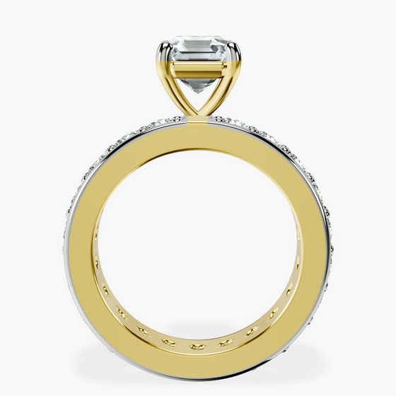 Madeline Full Eternity Lab Diamond Ring left view