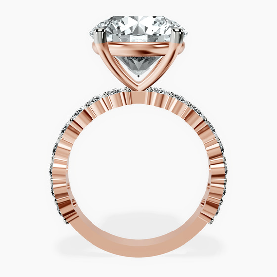 Lillian Side Oval Lab Diamond Eternity Ring left view