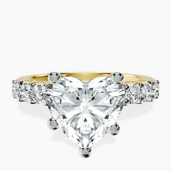 Cassidy Entwined Prongs Lab Diamond Ring front view