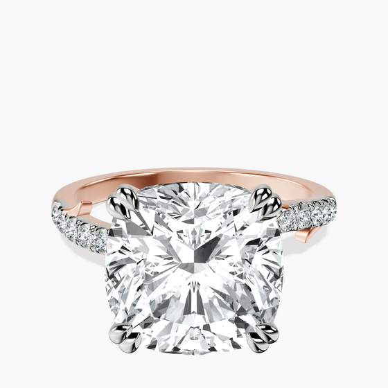 Phoebe Twigs Lab Diamond Ring front view