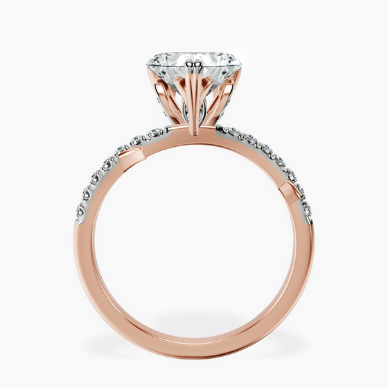 Phoebe Twigs Lab Diamond Ring left view