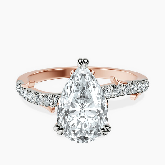 Phoebe Twigs Lab Diamond Ring front view
