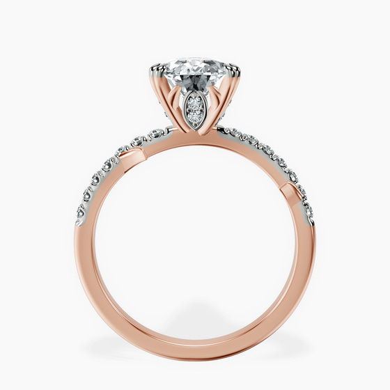 Phoebe Twigs Lab Diamond Ring left view