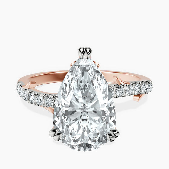 Phoebe Twigs Lab Diamond Ring front view