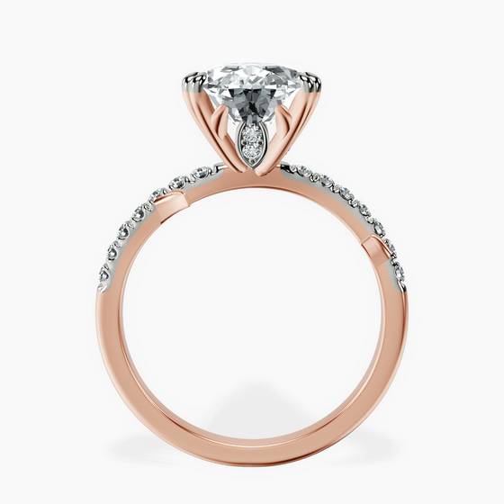 Phoebe Twigs Lab Diamond Ring left view