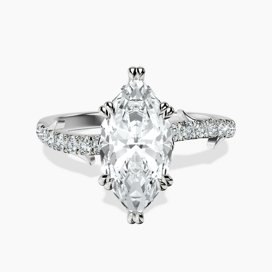 Phoebe Twigs Lab Diamond Ring front view