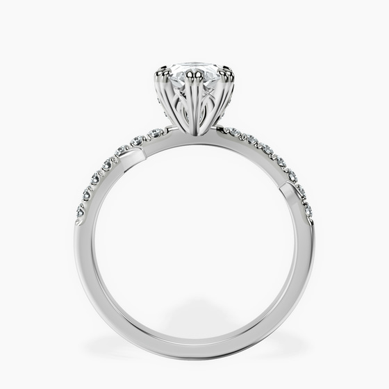 Phoebe Twigs Lab Diamond Ring left view