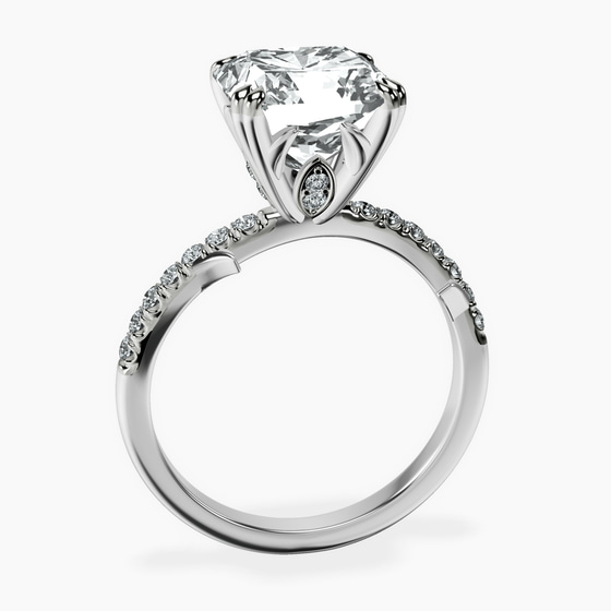 Phoebe Twigs Lab Diamond Ring left view