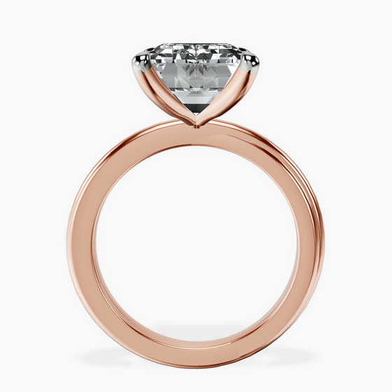 Juniper Crossover Solitaire Lab Diamond Ring left view