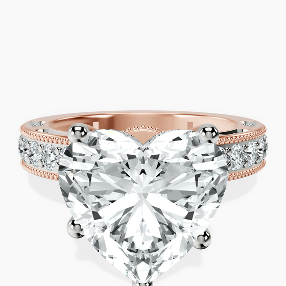 Regalia Milgrain Lab Diamond Ring front view