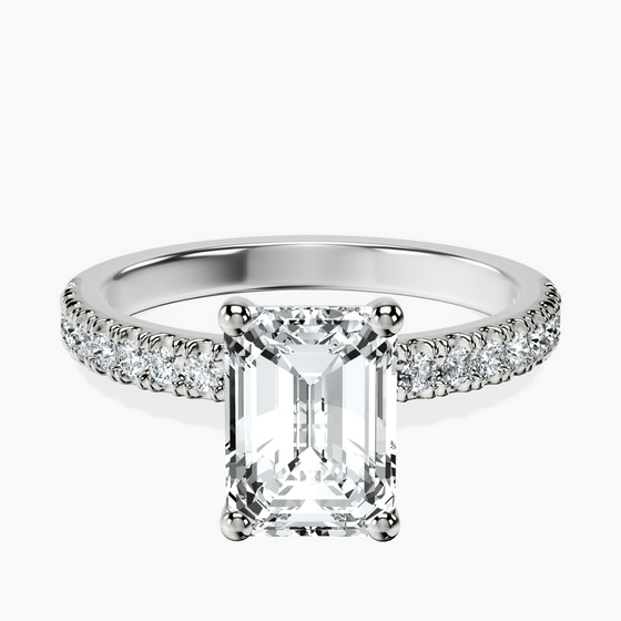 Nomi Classic Eternity Lab Diamond Ring front view