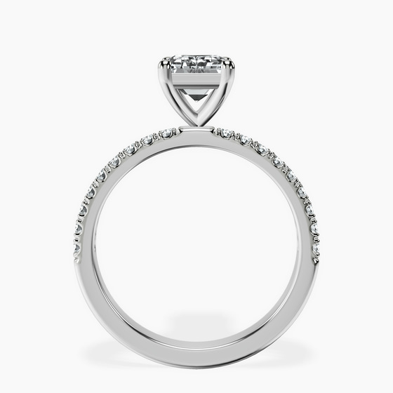 Nomi Classic Eternity Lab Diamond Ring left view